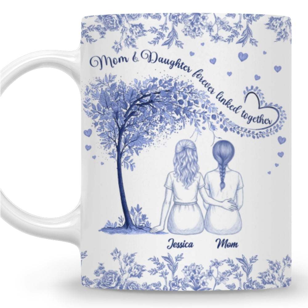 Custom Christmas & Birthday Gift for Daughter • Together We Bloom - Personalized Coffee Mug