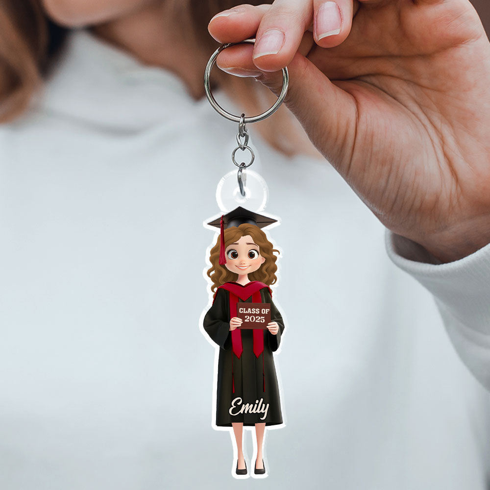 Happy Graduation My Friends - Personalized Acrylic Keychain