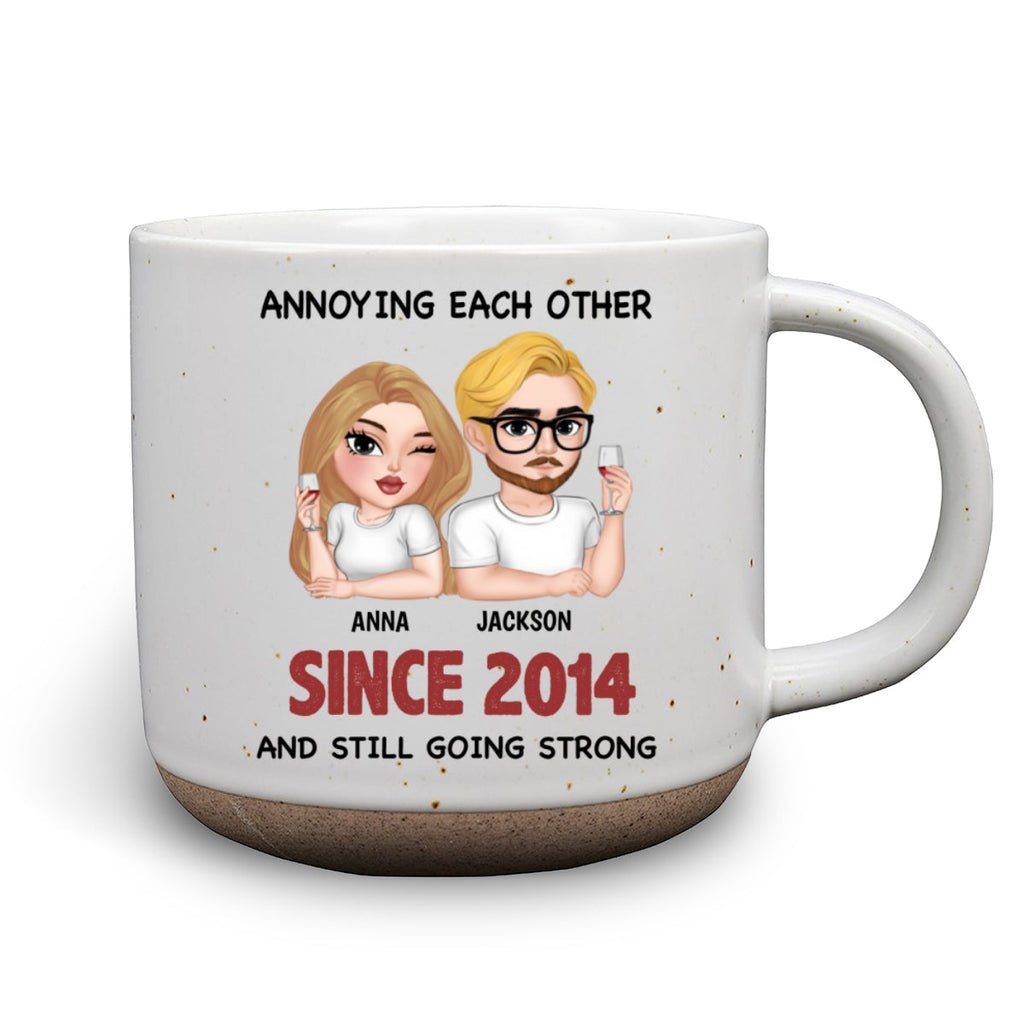 Custom Anniversary Keepsake Gifts For Couple • You Are My Heart - Personalized Pottery Mug