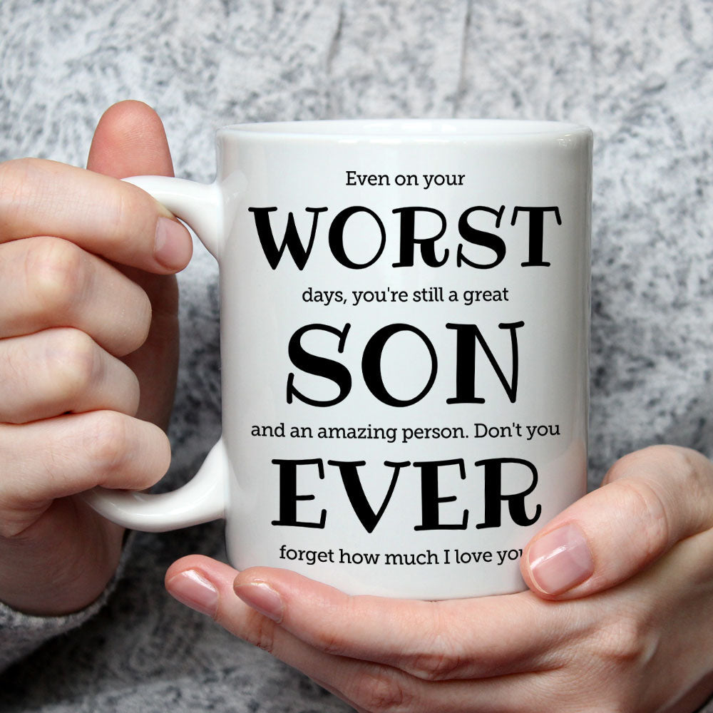 Custom Christmas & Birthday Gift for Son • My Best Child - Personalized Coffee Mug