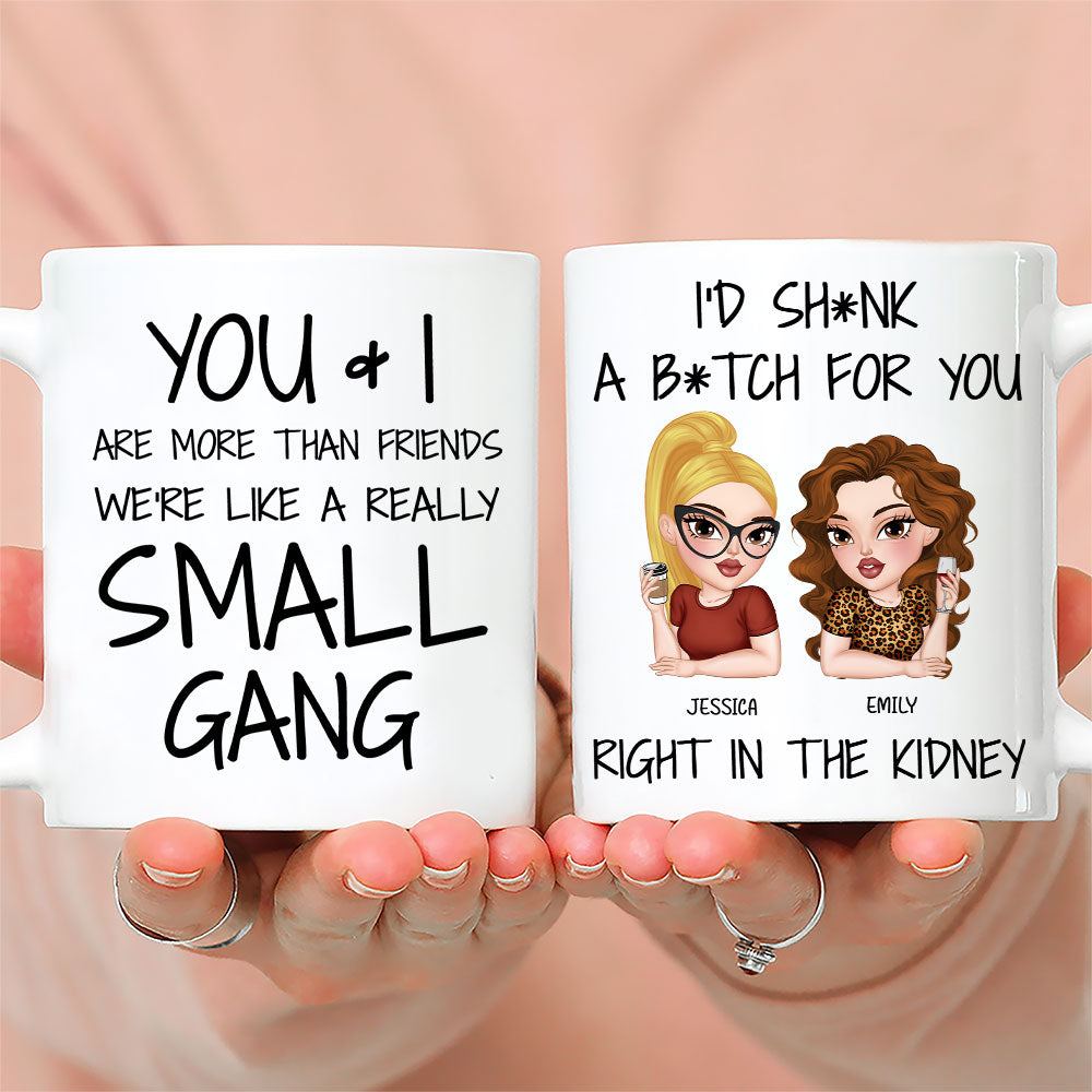 Custom Best Friend, Christmas & Birthday Friendship Keepsake Gift • Partners In Crime For Life - Personalized Coffee Mug