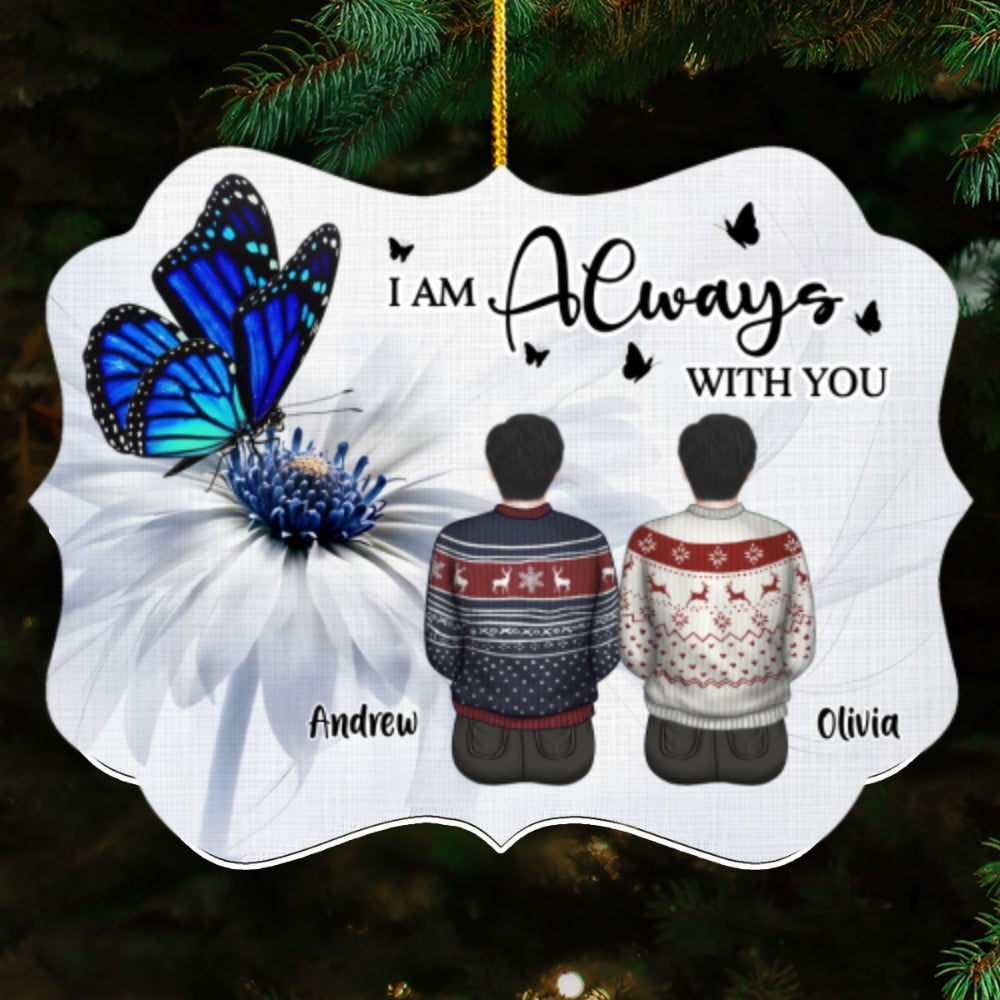 Custom Family Ornament, Christmas Gift for Family Members •  Always With You Version 2 - Personalized Acrylic Ornament