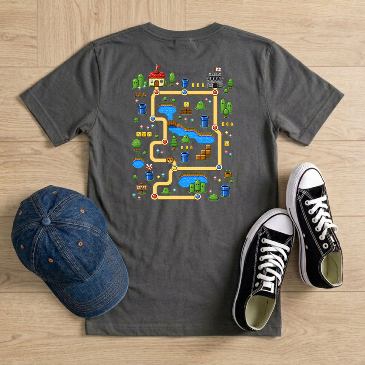 Custom Father's Day, Special Gift for Dad & Grandpa • Daddy Play Game With Us - Personalized Shirt