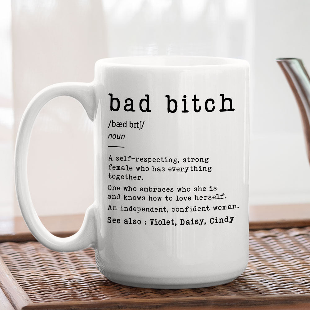 Custom Best Friend, Christmas & Birthday Friendship Keepsake Gift • Confident Queen - Personalized Coffee Mug