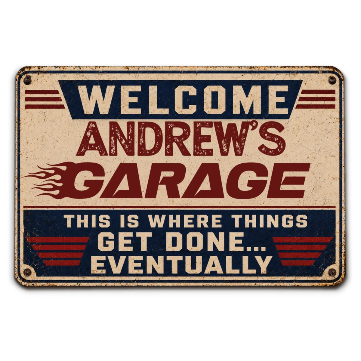 Custom Home & Wall Decor, Birthday & Christmas Gift • Making Magic Eventually Happens - Personalized Metal Sign