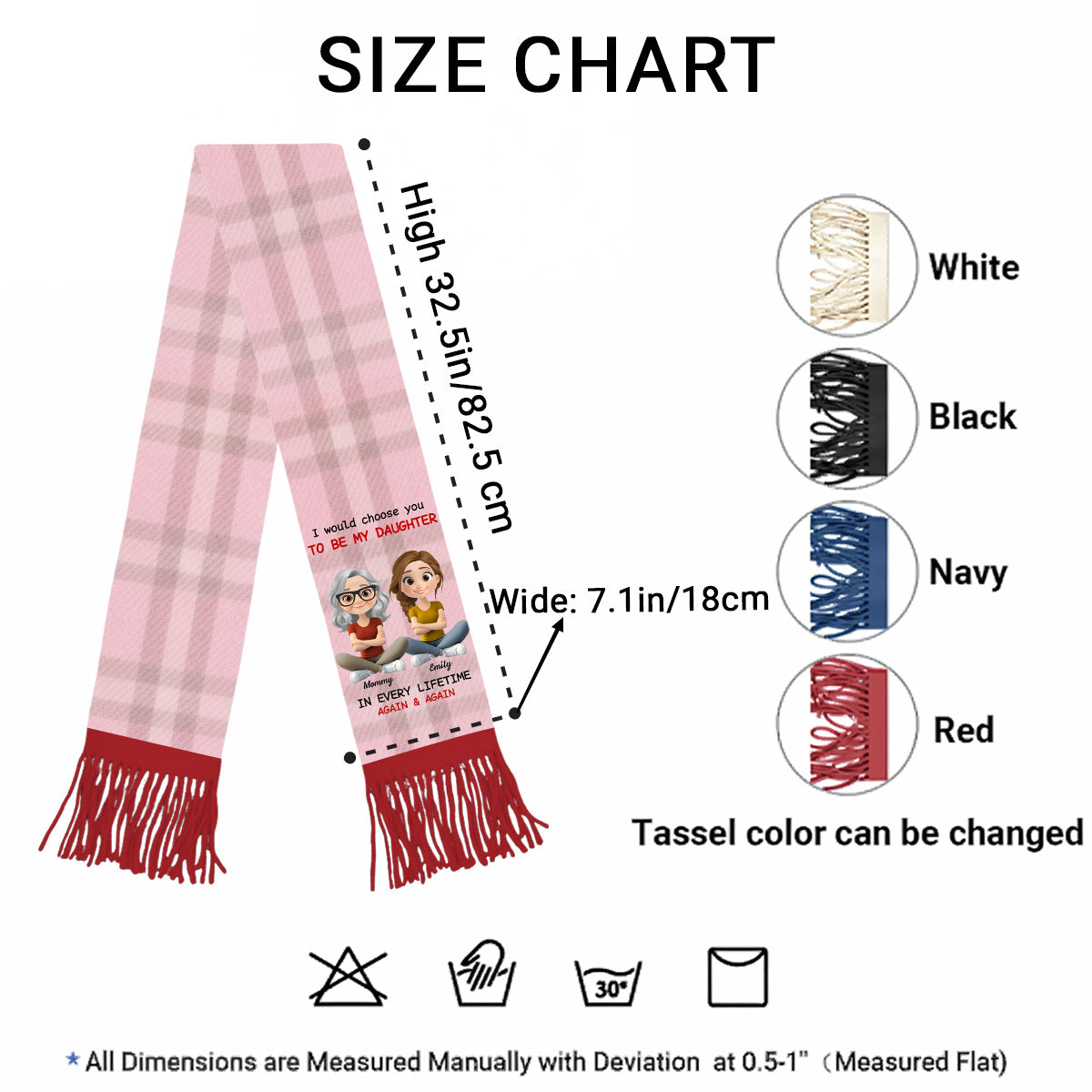 Always Choose You - Personalized Scarf