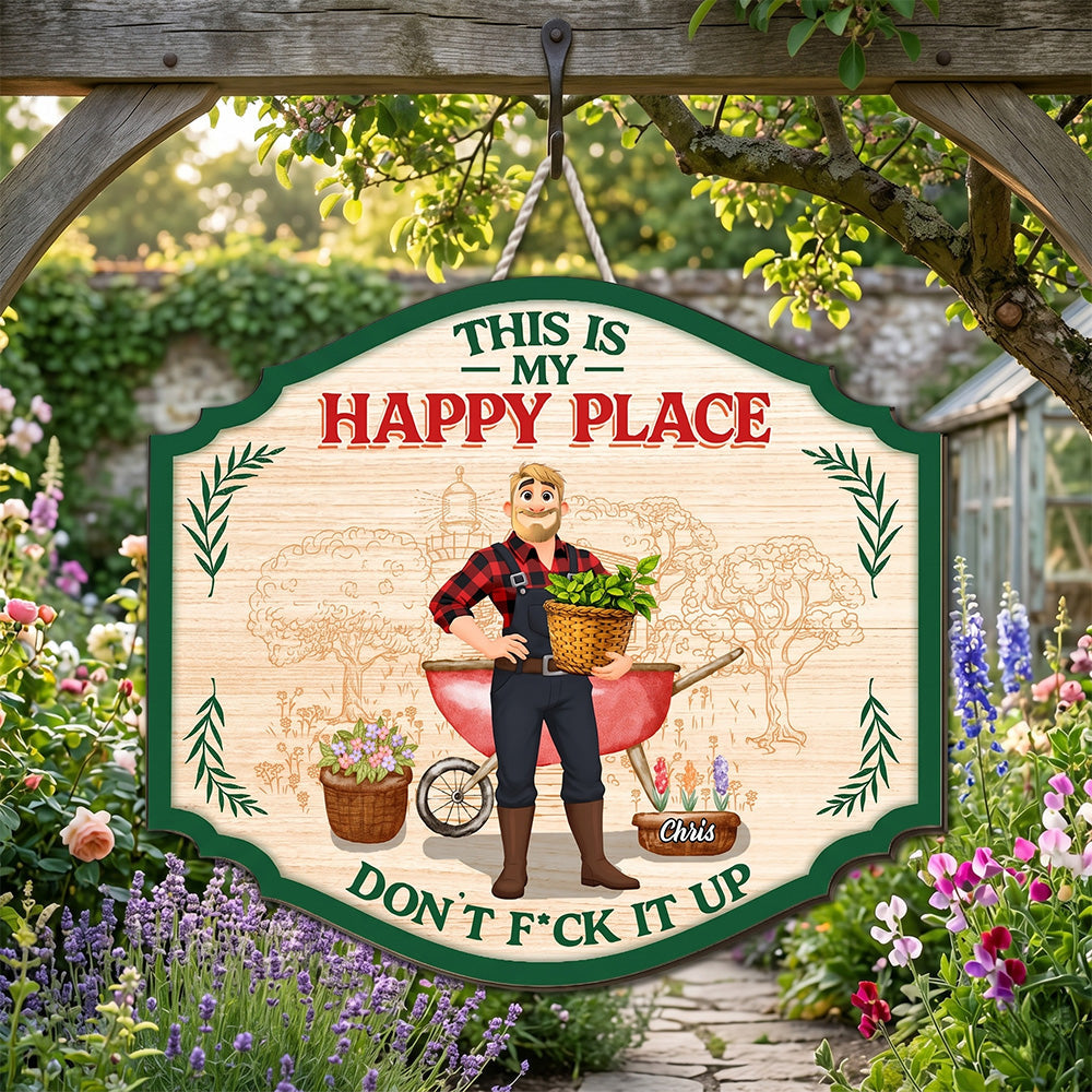 Custom Family Summer Backyard, Patio & Porch Decor • Grow Laugh Love Repeat - Personalized Wood Sign
