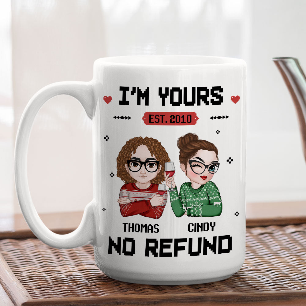 Custom Anniversary Keepsake Gifts For Couple • I Am Yours - Personalized Coffee Mug