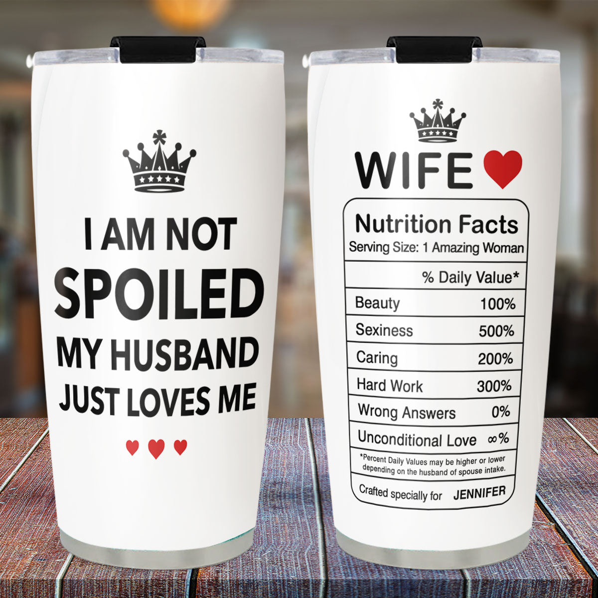 I Am Not Spoiled - Personalized Tumbler