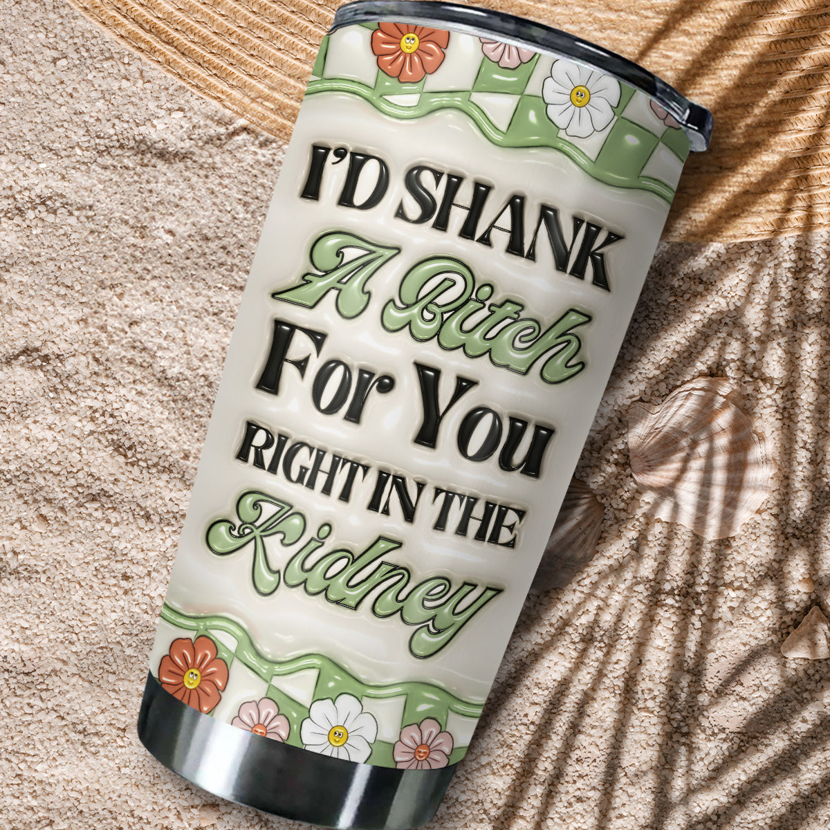 Custom Christmas Birthday Gifts For Best Friend • Y2K Bestie - Personalized 3D Inflated Effect Tumbler