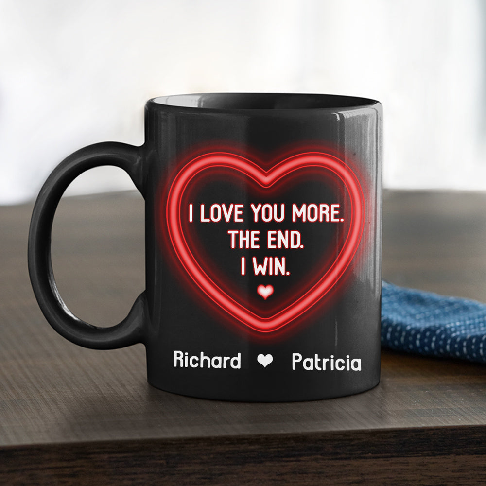 Custom Anniversary Keepsake Gifts For Couple • I Love You More Forever - Personalized Coffee Mug