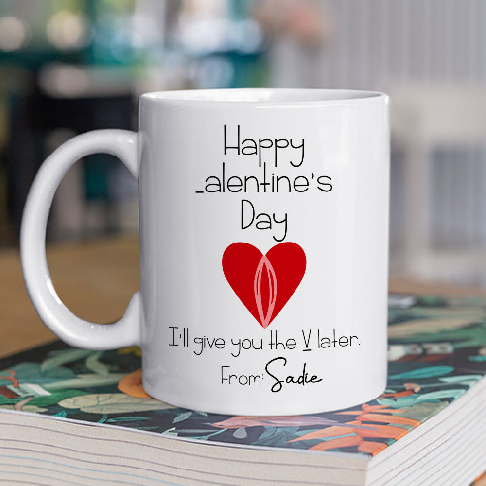 Custom Christmas & Birthday Keepsake Gift • My V - Personalized Coffee Mug