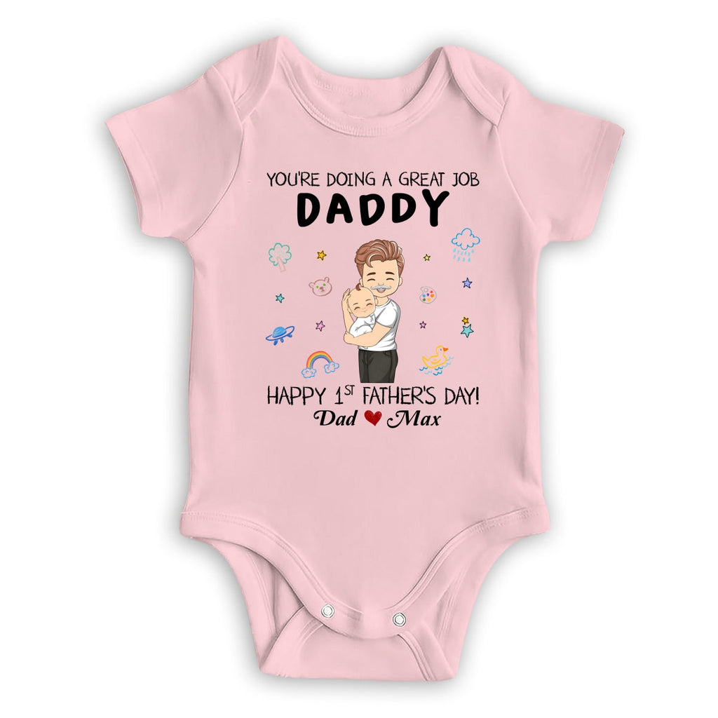 I Am Lucky - Personalized Baby Onesie