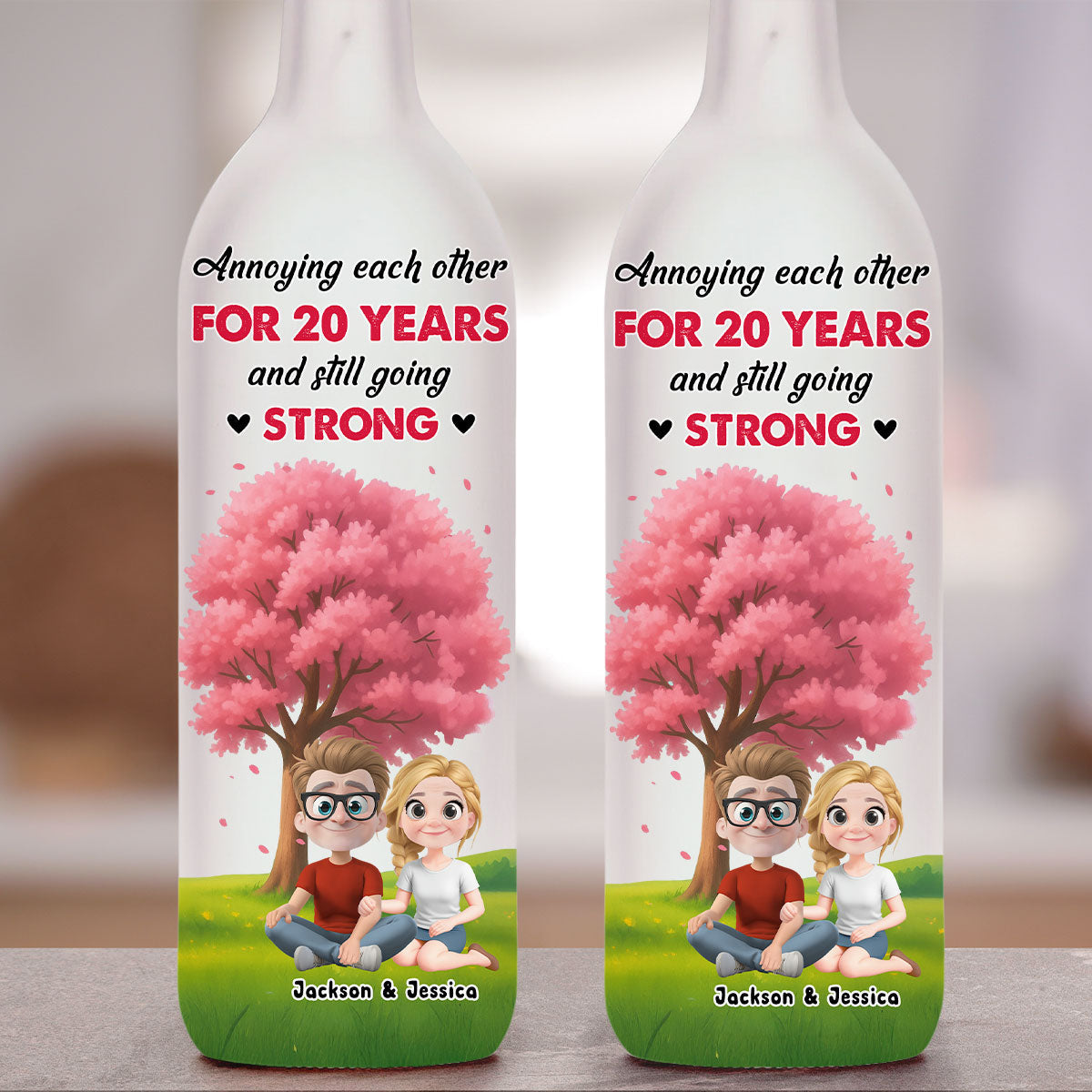 I Really Love You - Personalized Bottle Lamp