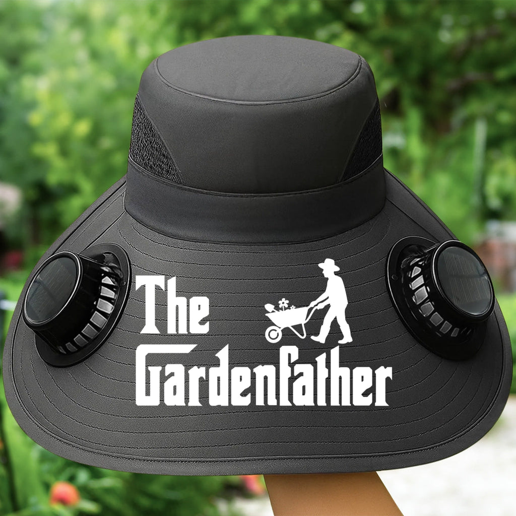 The Gardenfather - Personalized Solar Fan Hat