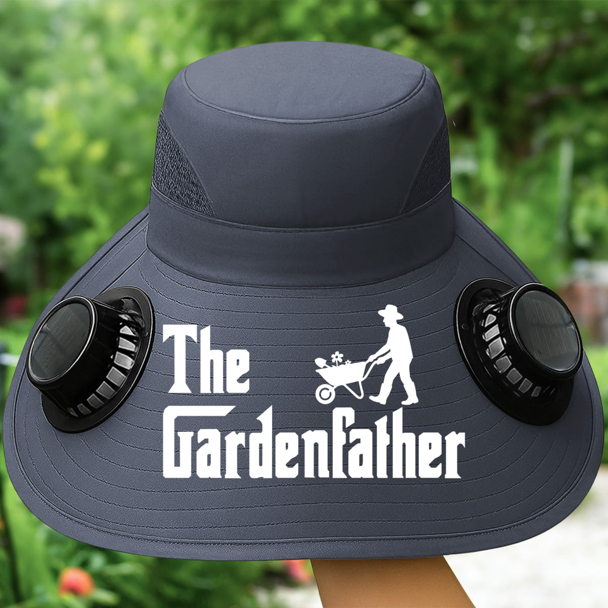 The Gardenfather - Personalized Solar Fan Hat