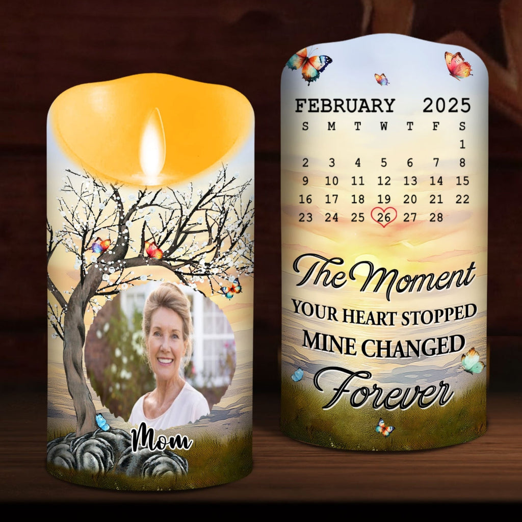 Mine Changed Forever - Personalized LED Candle
