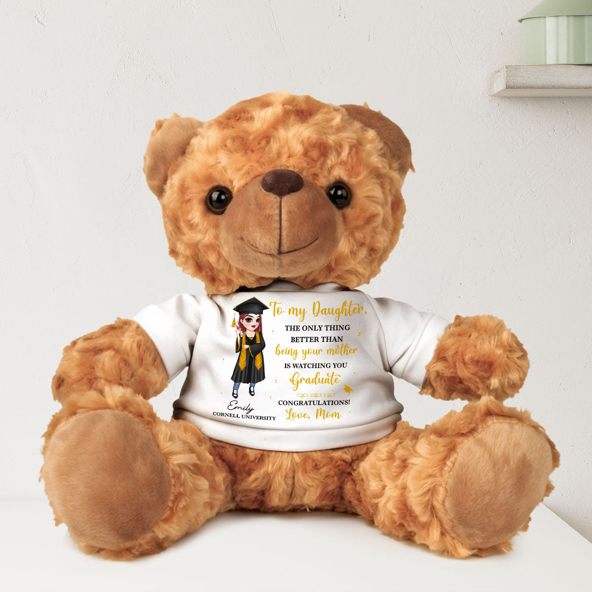 Watching You Graduate - Personalized Cuddle Bear
