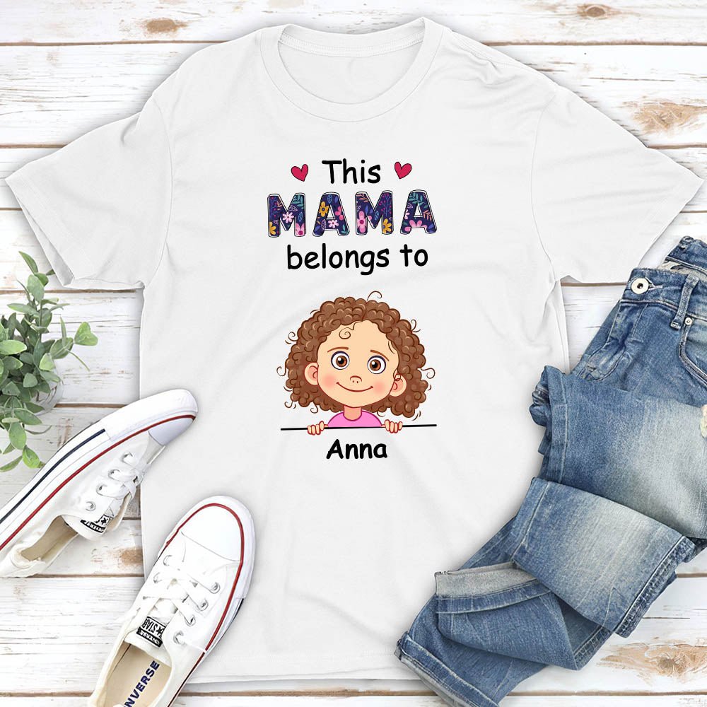 Custom Christmas & Birthday Gift for Grandma • Grandma Belongs To - Personalized Unisex T-shirt