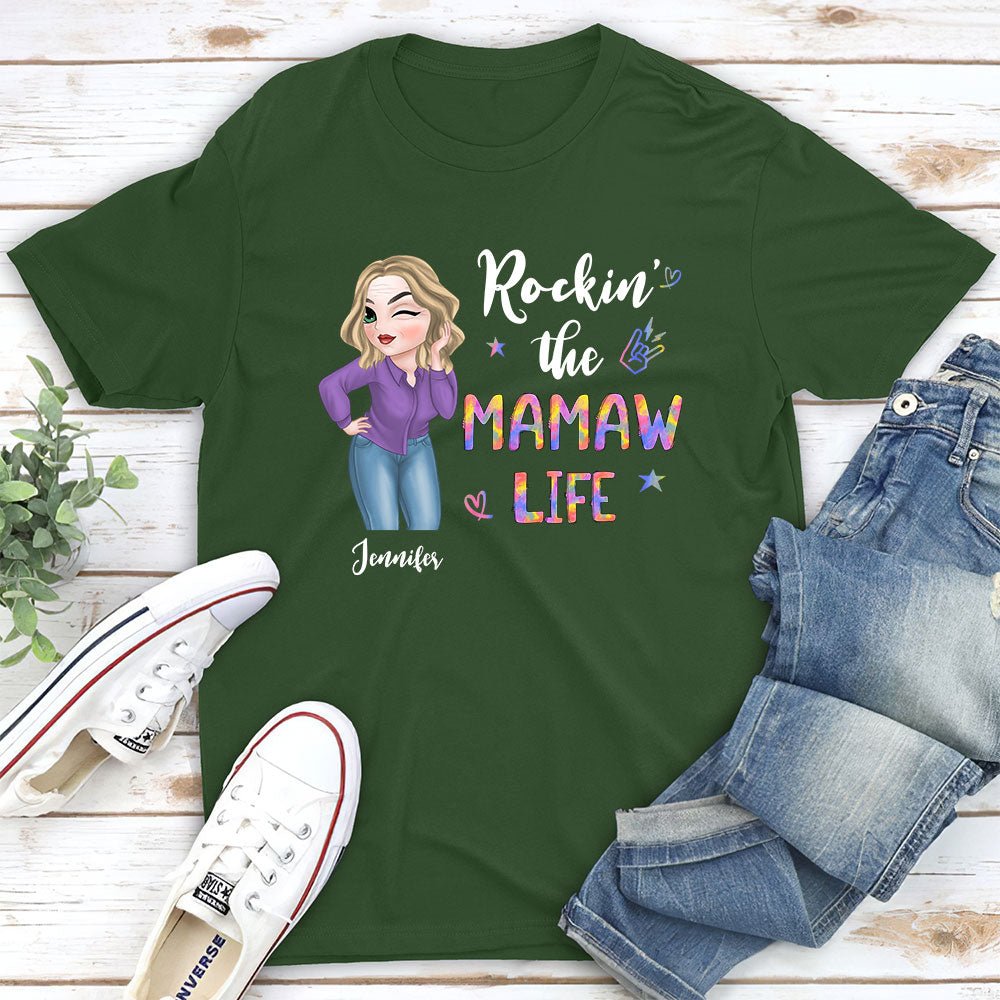 Custom Christmas & Birthday Gift for Grandma • Grandma Life - Personalized Unisex T-shirt