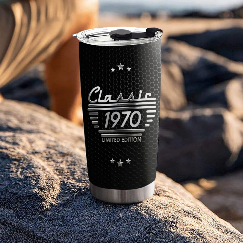 Custom Father's Day Birthday Gifts For Dad • Classic Edition - Personalized 3D Effect Tumbler