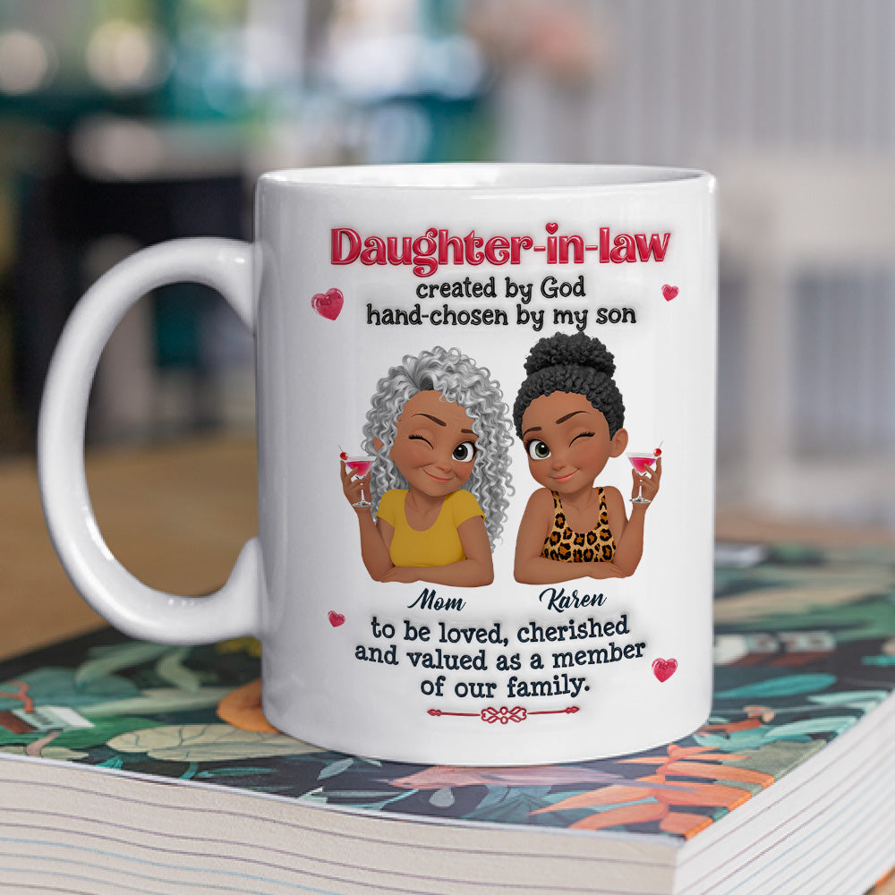 Custom Mother's Day Gift for Daughter • Forever Part Of Our Family - Personalized 3D Inflated Effect Mug