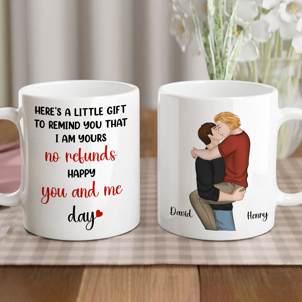 Custom Anniversary Keepsake Gifts For Couple • Here Is A Little Gift To Remind You - Personalized Coffee Mug