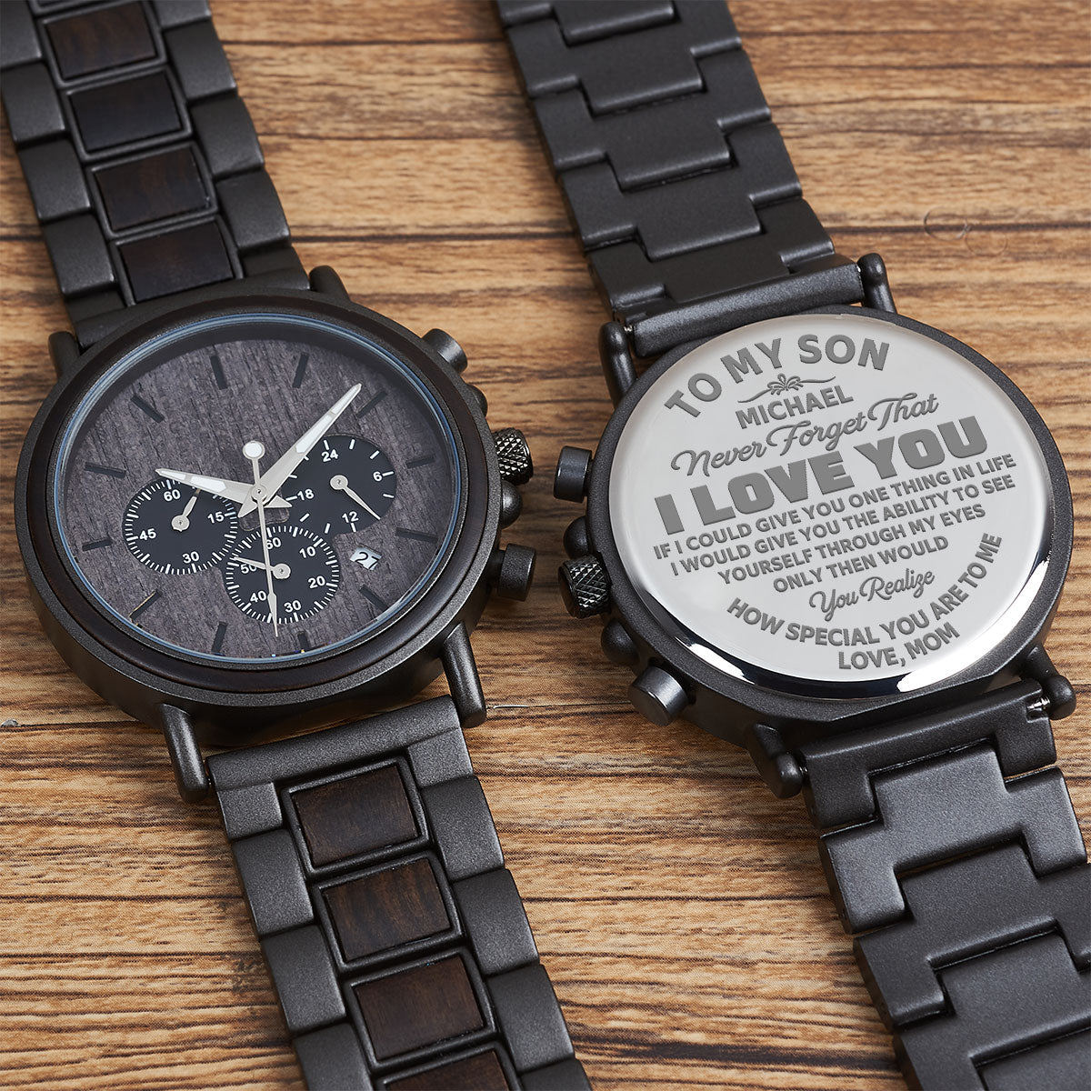 How Special You Are To Me - Personalized Engraved Wooden Watches GQ026