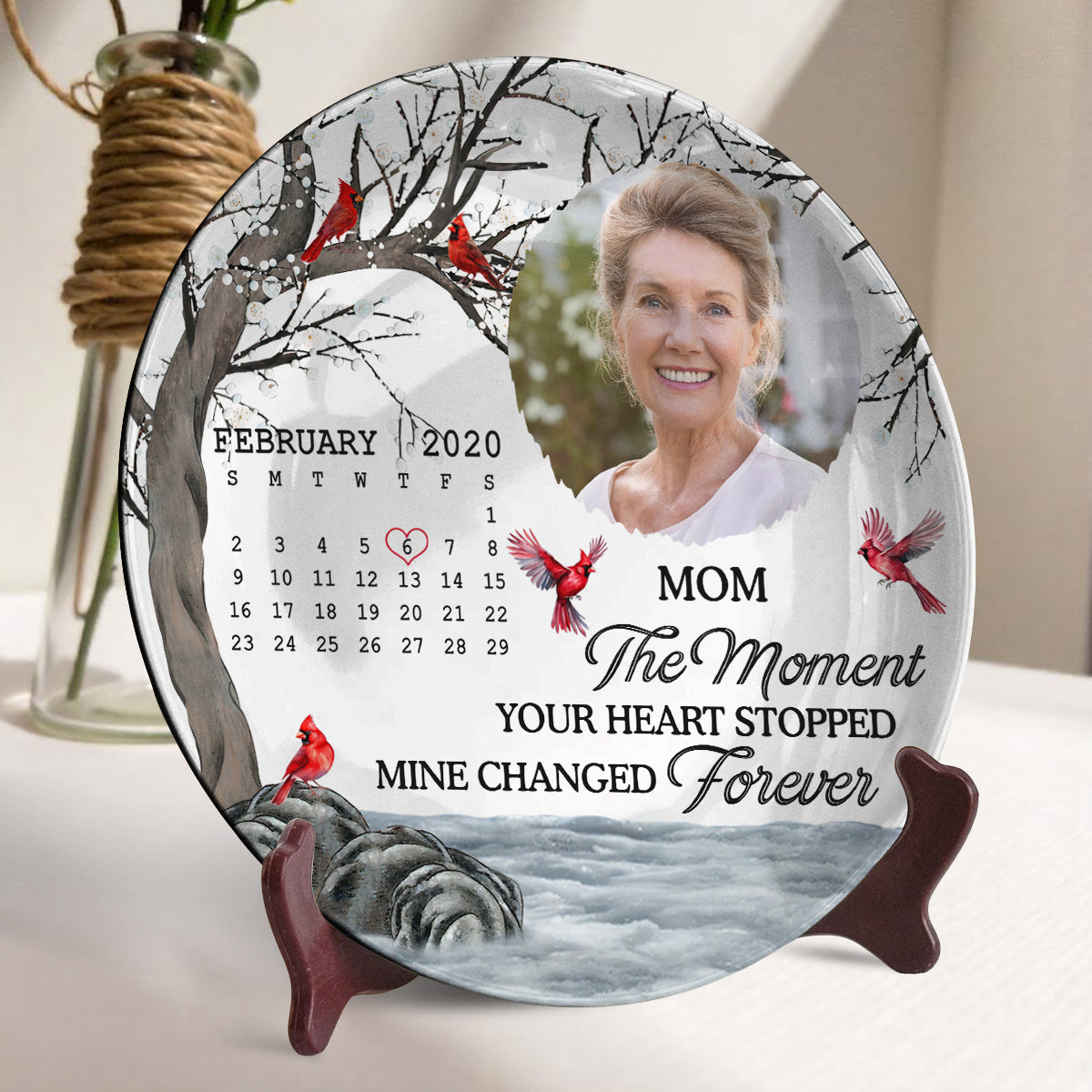 My Heart Changed Forever - Personalized Plate