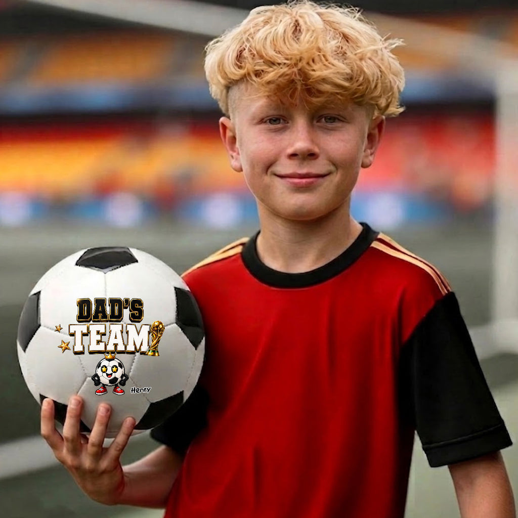 Daddy Team - Personalized Soccer Ball