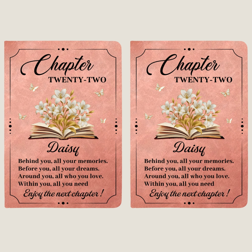 Graduation Journal Custom Name School Year For Children • Book Lover - Personalized Leather Journal
