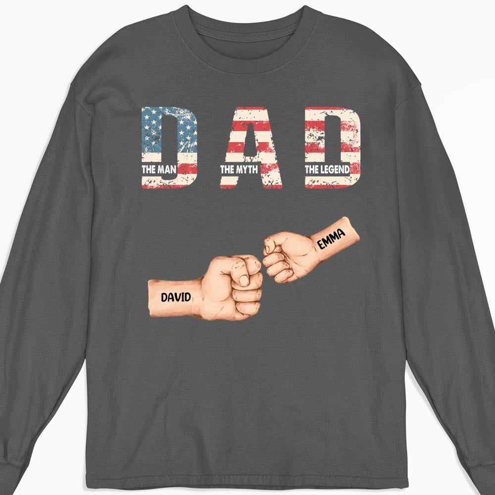 Custom Father's Day, Special Gift for Dad & Grandpa • Dad You Are The Legend - Personalized Shirt