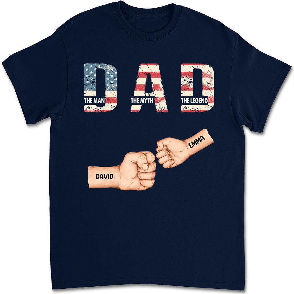 Custom Father's Day, Special Gift for Dad & Grandpa • Dad You Are The Legend - Personalized Shirt