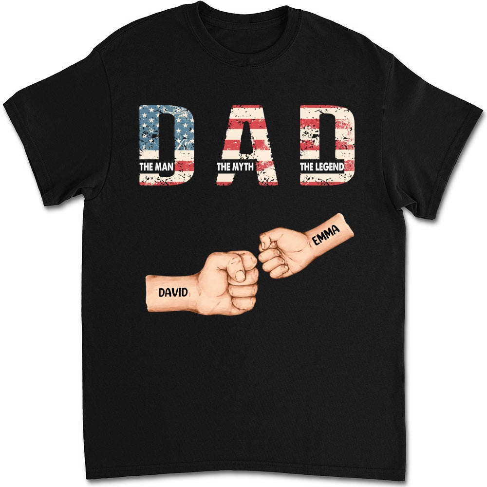 Custom Father's Day, Special Gift for Dad & Grandpa • Dad You Are The Legend - Personalized Shirt