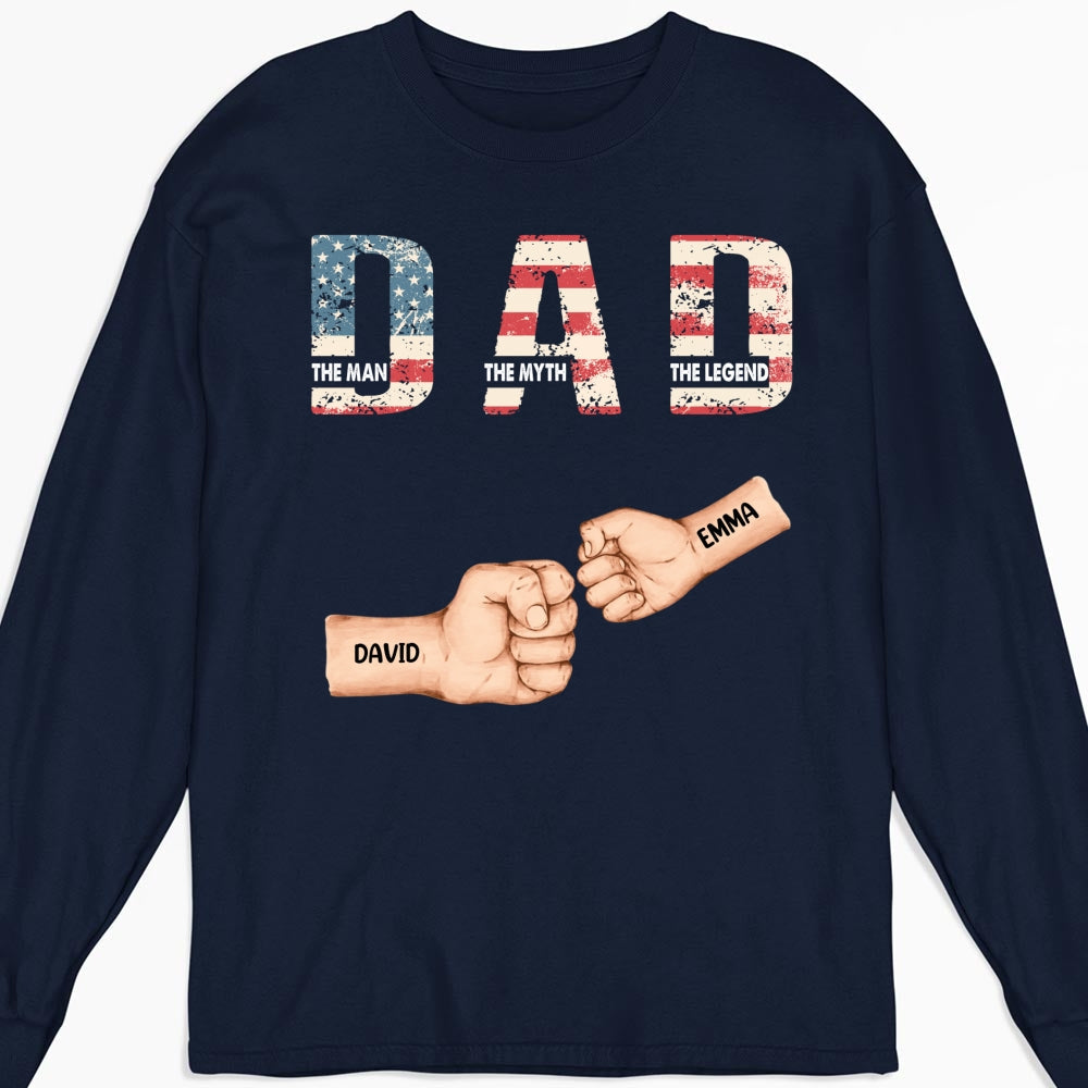 Custom Father's Day, Special Gift for Dad & Grandpa • Dad You Are The Legend - Personalized Shirt