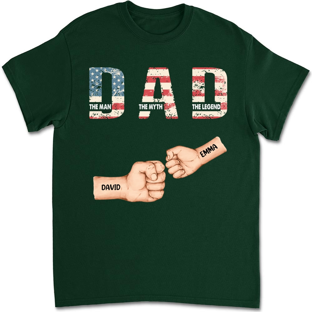 Custom Father's Day, Special Gift for Dad & Grandpa • Dad You Are The Legend - Personalized Shirt