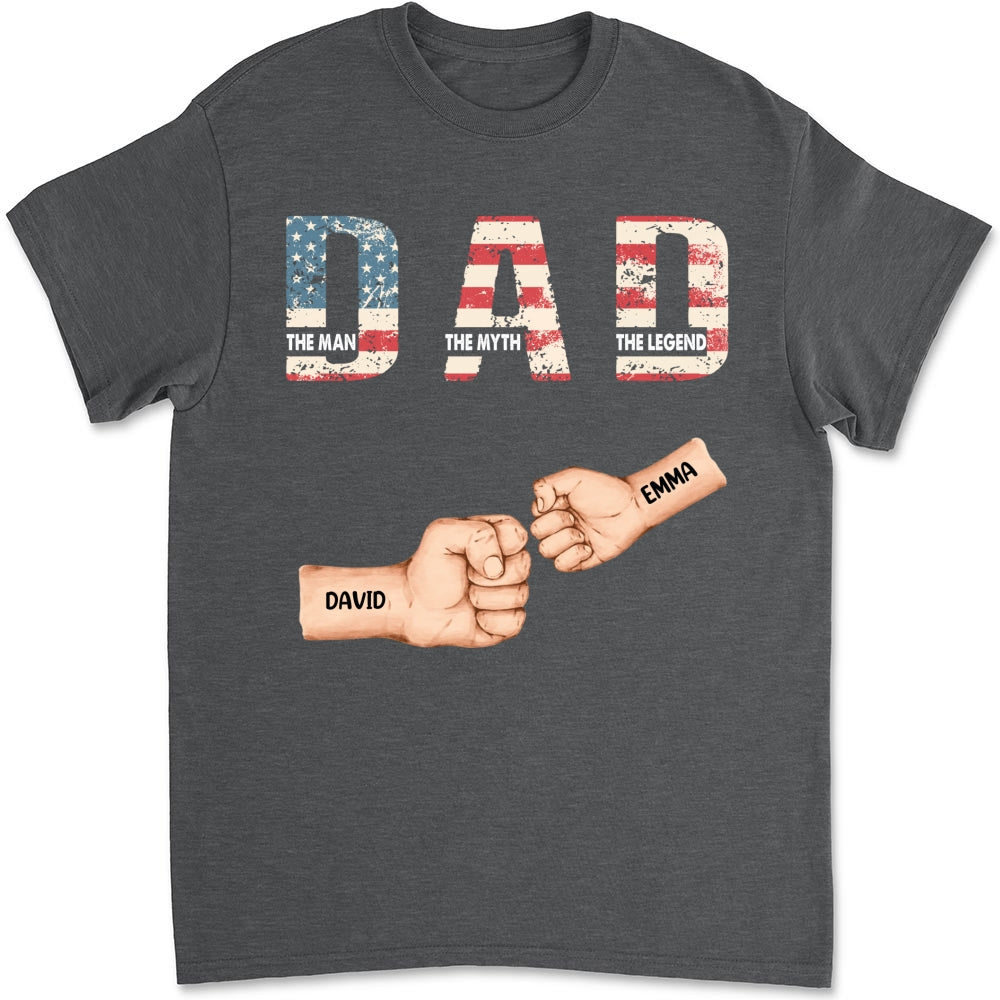 Custom Father's Day, Special Gift for Dad & Grandpa • Dad You Are The Legend - Personalized Shirt