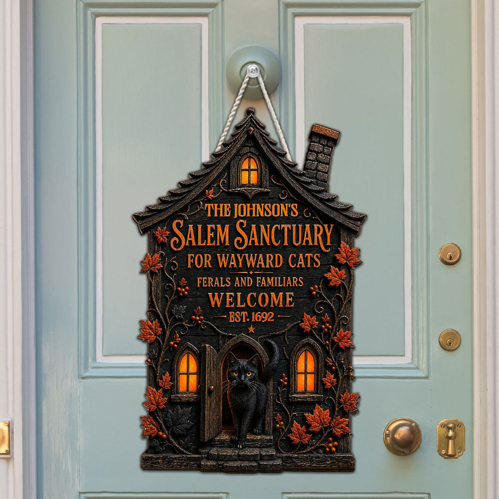 Ferals And Familiars - Personalized Wood Sign