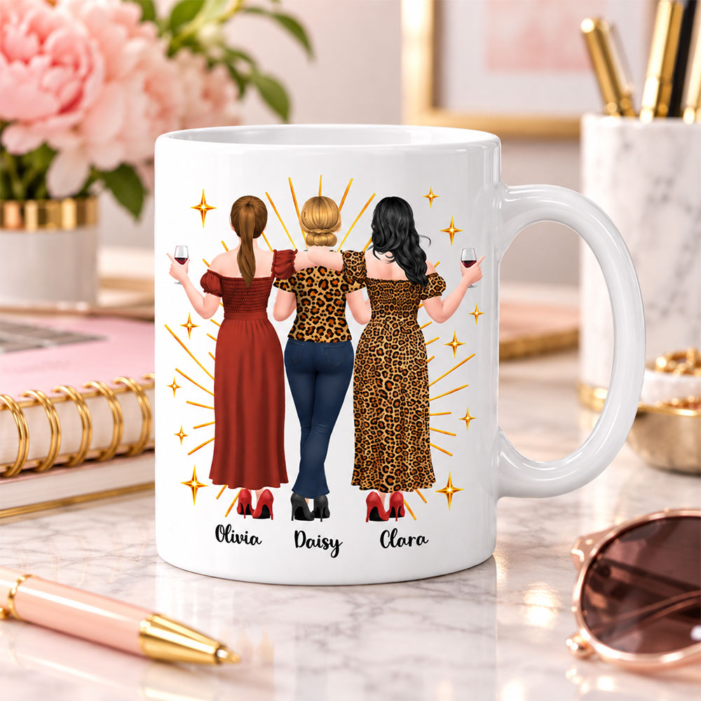 Classy Sassy Besties - Personalized Coffee Mug