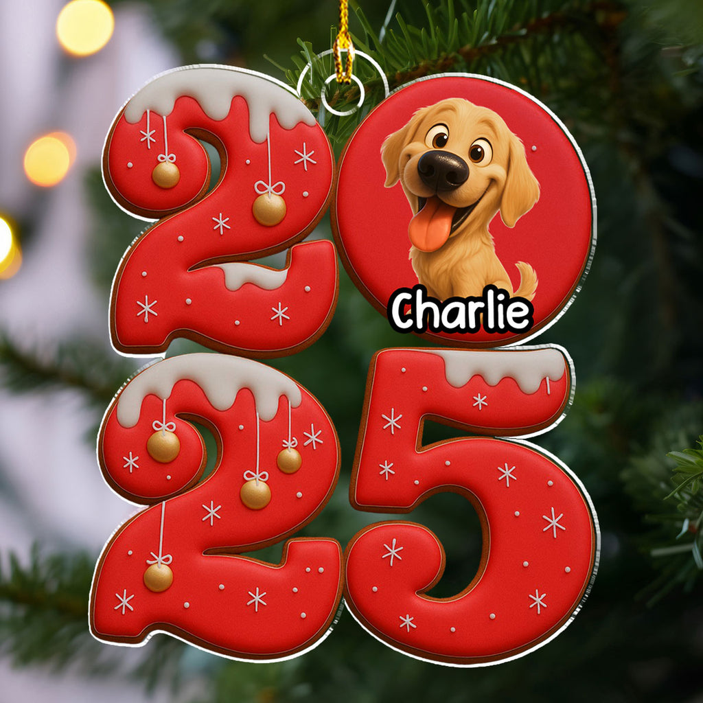 Custom Keepsake Christmas Ornament •  Another Year With You - Personalized Acrylic Ornament