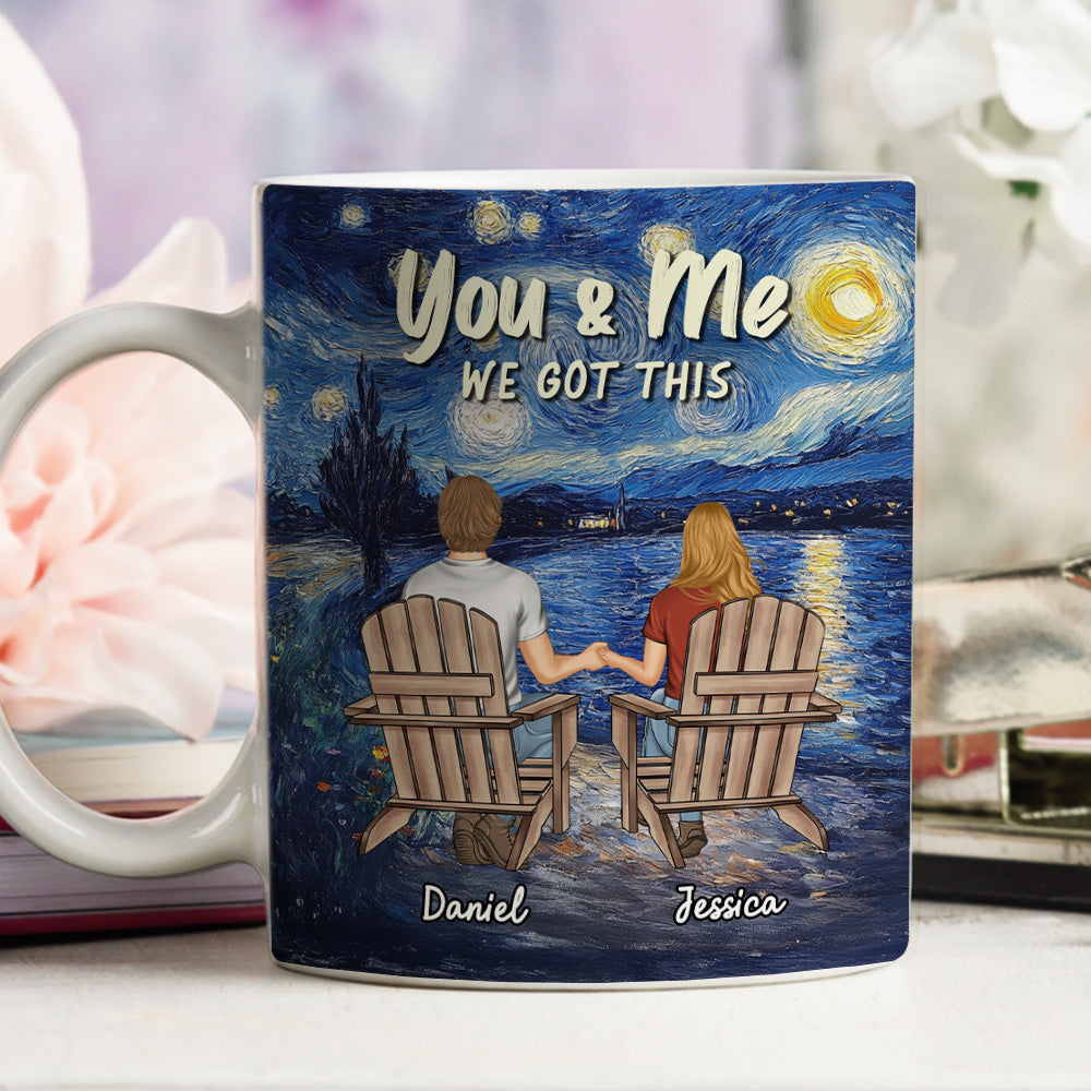 Custom Anniversary Keepsake Gifts For Couple • Together We Got This - Personalized Coffee Mug