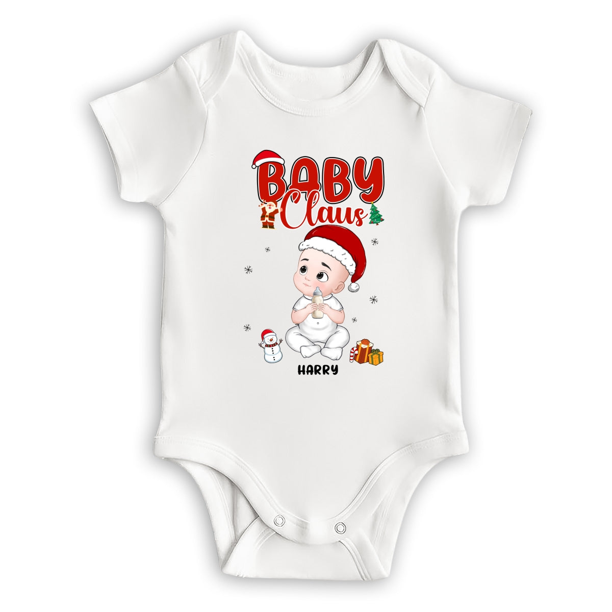 Baby Claus - Personalized Baby Onesie