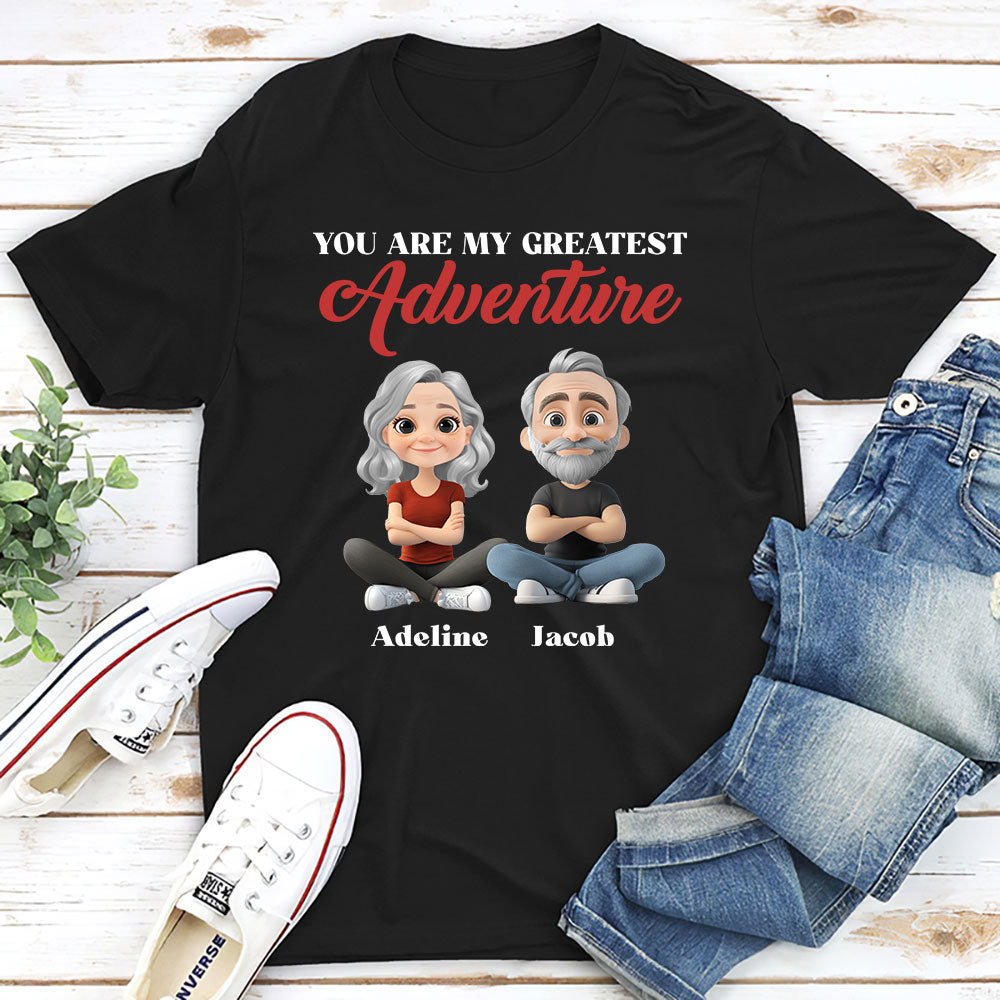 Custom Christmas Anniversary Keepsake Gifts For Husband • My Greatest Adventure - Personalized Shirt