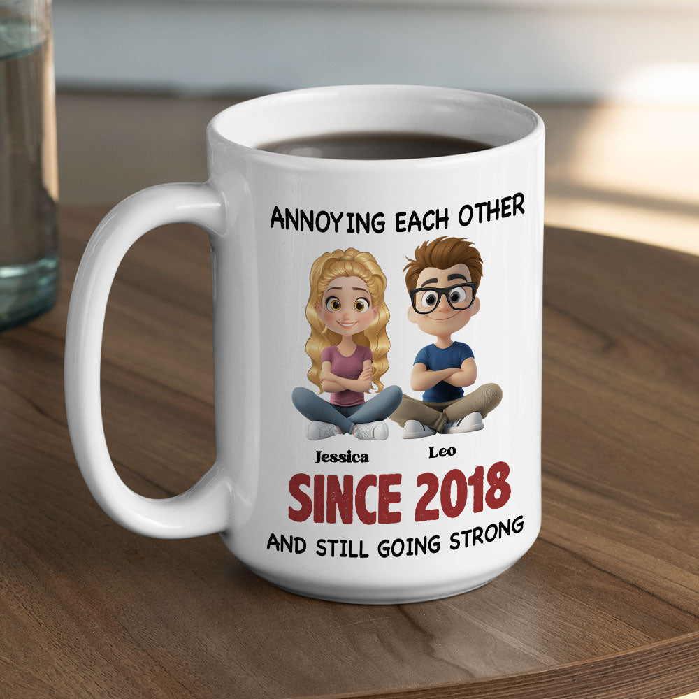Custom Anniversary Keepsake Gifts For Couple • Together Forever - Personalized Coffee Mug