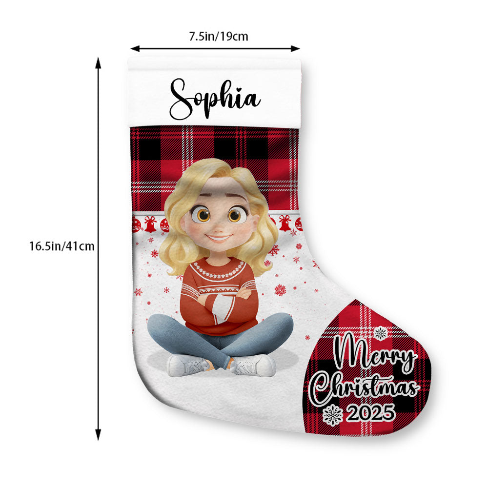Custom Family Christmas Gifts, for Family Members, Holiday Decor • Family Christmas Stocking 2025 - Personalized Christmas Stocking
