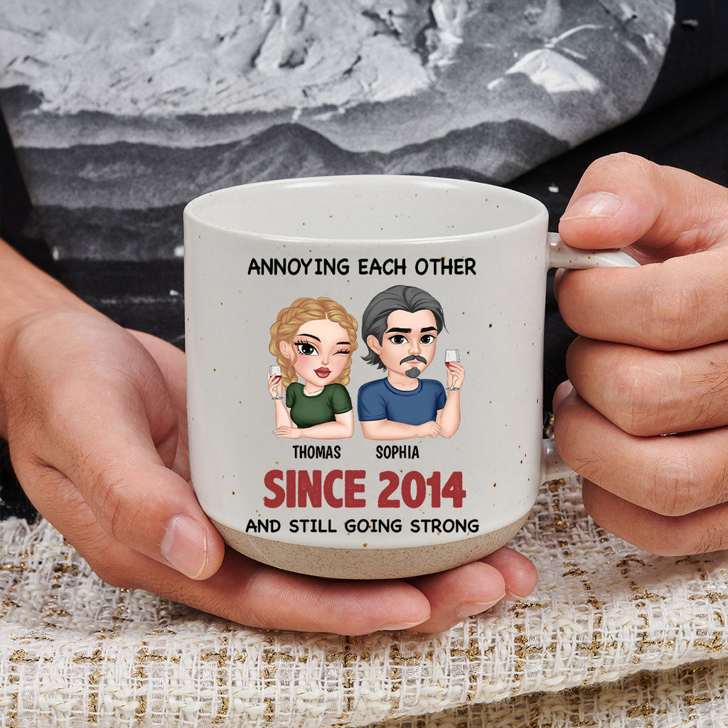 Custom Anniversary Keepsake Gifts For Couple • You Are My Heart - Personalized Pottery Mug