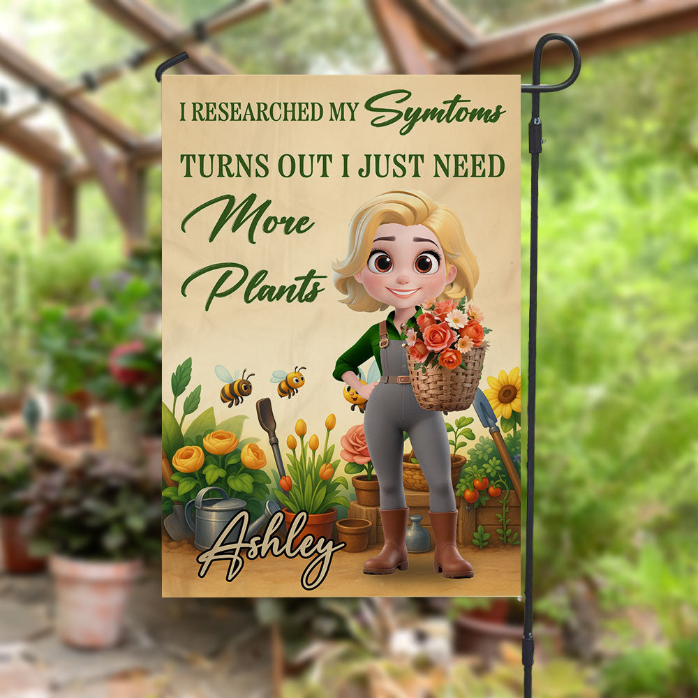 Need More Plants - Personalized Flag