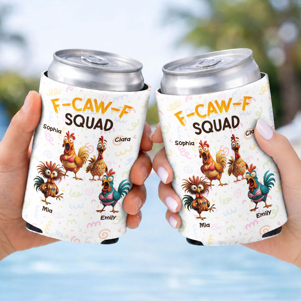 My FCAWF Squad - Personalized Skinny Can Cooler