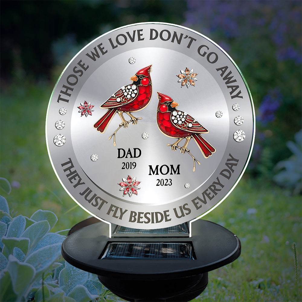Those We Love Beside Us Every Day - Personalized Solar Light