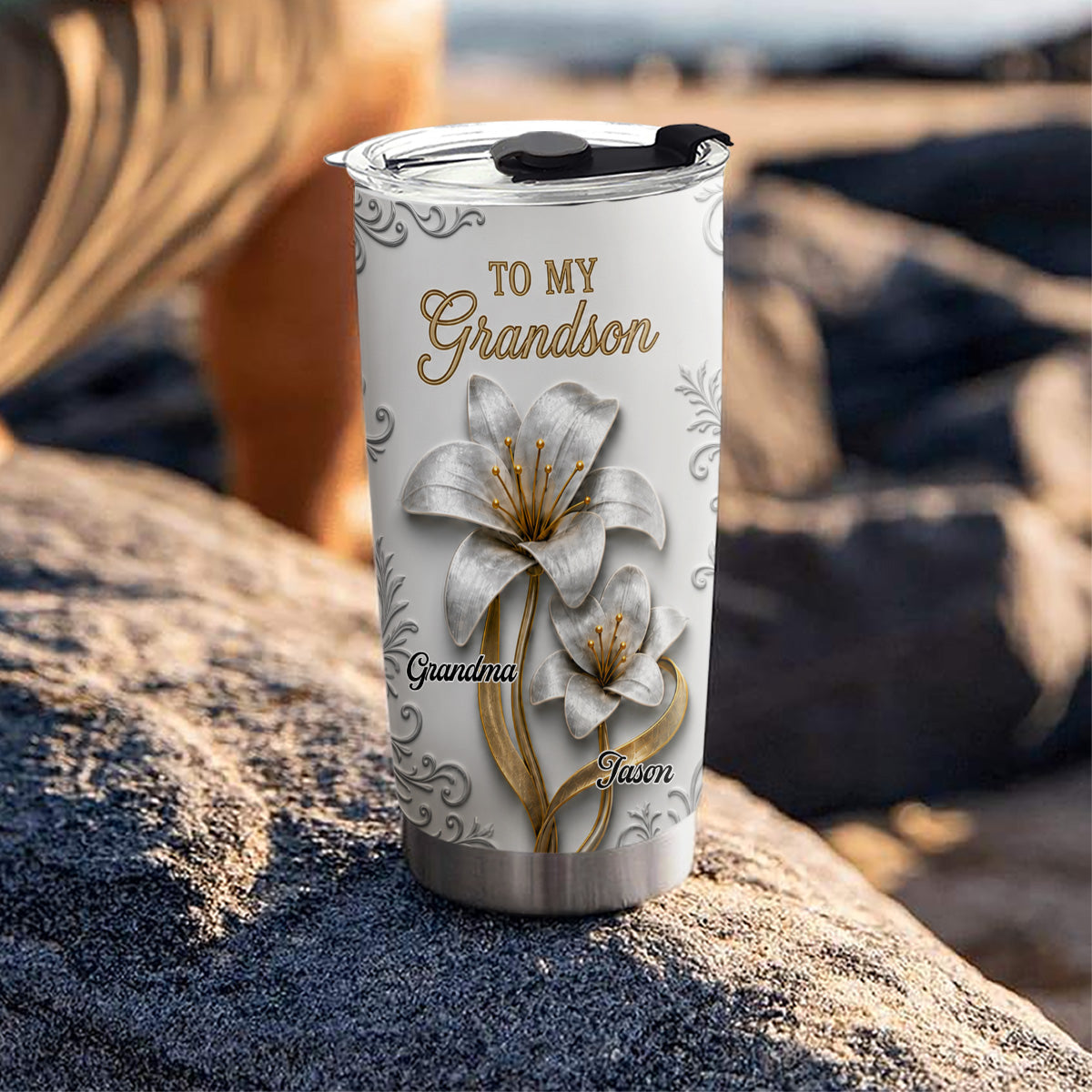 Custom Christmas Birthday Gifts For Children • Learn From Everything You Can - Personalized 3D Effect Tumbler